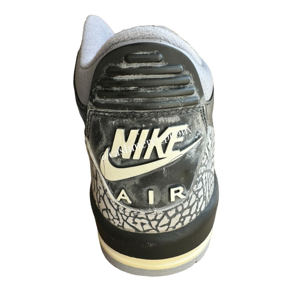 NIB Nike Air Jordan 3 Retro 2001 Black Cement 136064-001 Men Size 12 DEADSTOCK - Picture 8 of 13